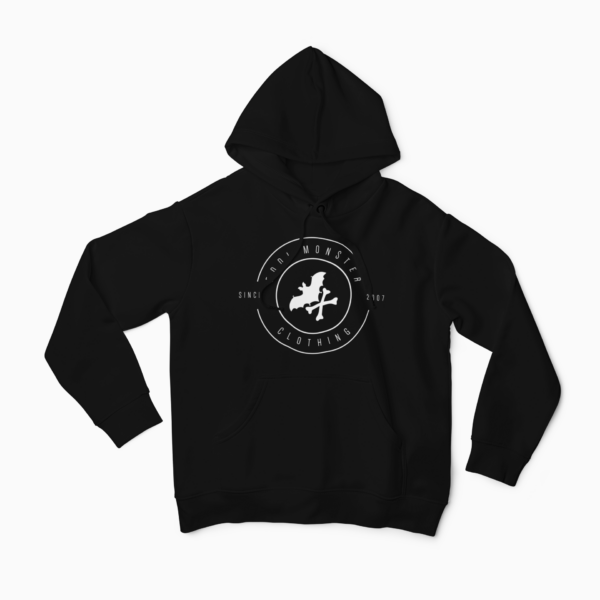 "Classic Logo" Black Hoodie.